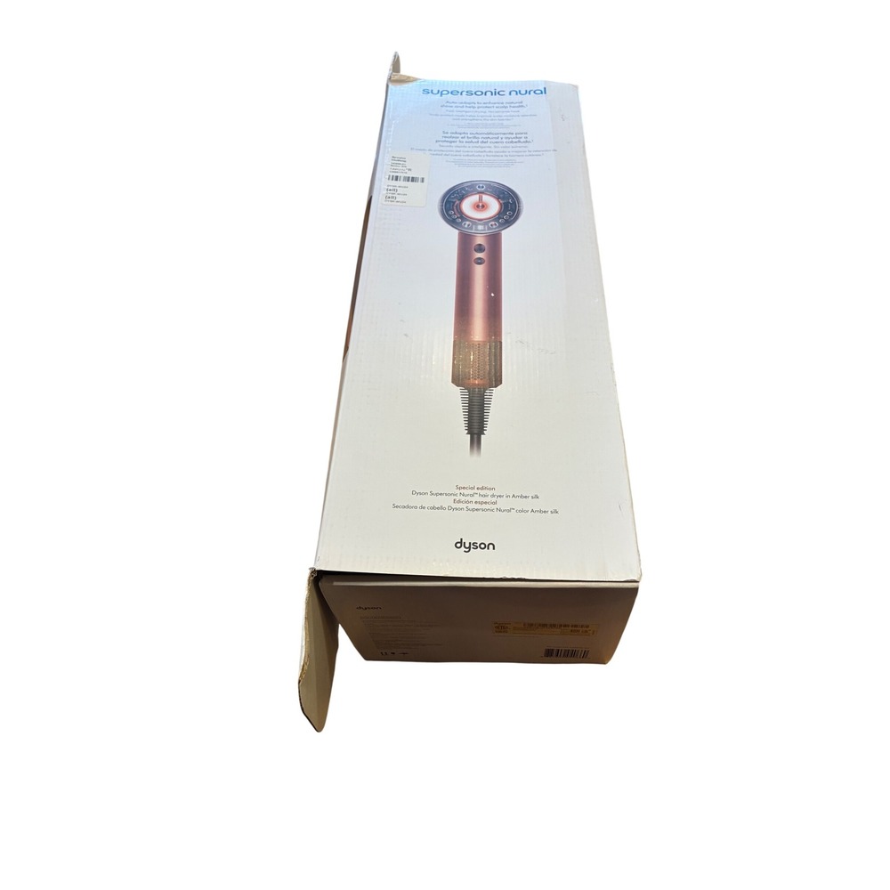 Dyson Supersonic Nural HD16 Hair Dryer Amber Silk Limited Edition New Open Box